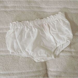 Ruby & Bloom White Cotton Diaper Cover